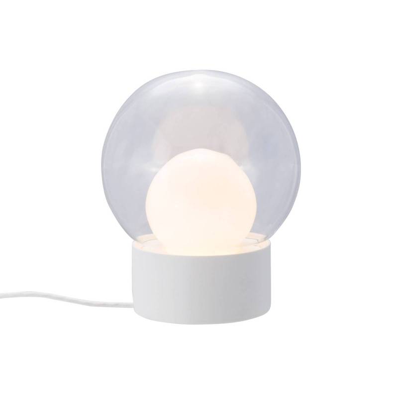 pulpo Tischleuchte Boule Small, klar/opal/weiß, Glas von pulpo GmbH