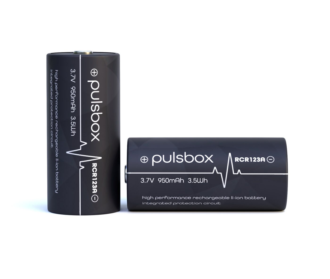 pulsbox 16340 RCR123A Li-Ion 3,7V PCB-Geschützt 950mAh Akku pulsbox 16340 RCR123A Li-Ion 3,7V PCB-Geschützt 950mAh Akku von pulsbox