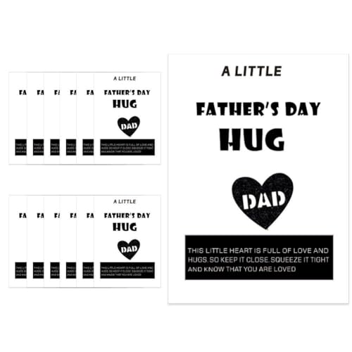 Umarmungskarten zum Vatertag, 20/30 Stück, blanko, Andenken, Geschenke, Umarmung, Dankeskarten, leere Tasche von pulunto