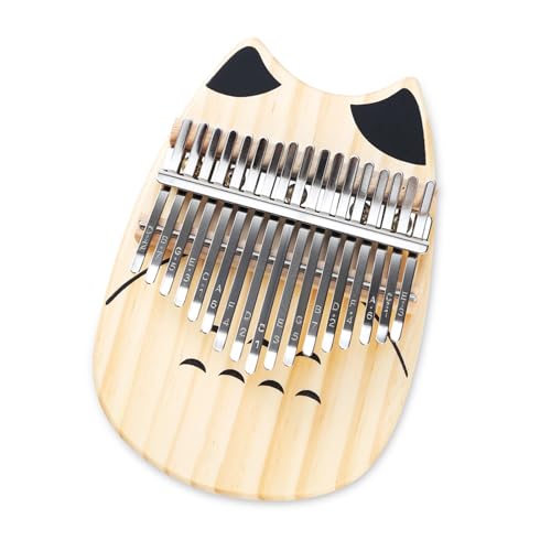Kalimba Daumenklavier mit 17 Tasten, Marimba-Instrument für Musikliebhaber, Holz, 17 Tasten, Kalimba-Daumenklavier für Kinder und Erwachsene von pumpumlia