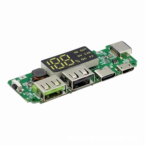 Tragbare 18650 Akku-Ladeplatine Doppelte USB-Ausgänge Mobiles Power-Modul für sicheres und effizientes Laden Tragbare 18650 Akku-Ladeplatine Doppelte USB-Ausgänge Mobiles Power-Modul für sicheres und effizientes Laden von pumpumlia