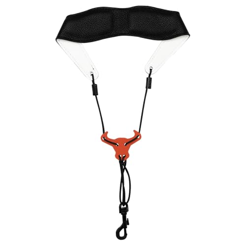 Verstellbares Leder-Saxophon-Umhängeband für Saxophon, weich gepolstert, für komfortables Spielerlebnis Verstellbares Leder-Saxophon-Umhängeband für Saxophon, weich gepolstert, für komfortables Spielerlebnis von pumpumlia