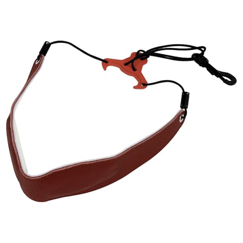 Verstellbares Leder-Saxophon-Umhängeband für Saxophon, weich gepolstert, für komfortables Spielerlebnis Verstellbares Leder-Saxophon-Umhängeband für Saxophon, weich gepolstert, für komfortables Spielerlebnis von pumpumlia