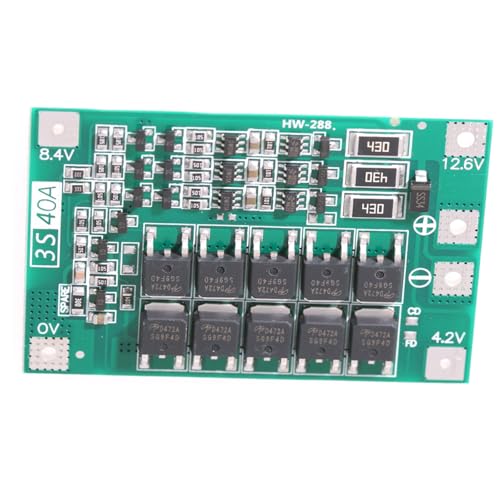 pumpumlia 3S 40 A Batterieschutzplatine, 12,6 V, 3-saitiges Batterie-Power-Modul, genießen Sie effizientes Laden und Entladen pumpumlia 3S 40 A Batterieschutzplatine, 12,6 V, 3-saitiges Batterie-Power-Modul, genießen Sie effizientes Laden und Entladen von pumpumlia