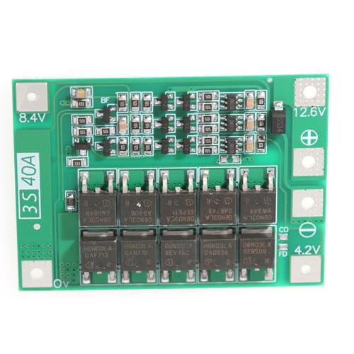 pumpumlia 3S 40 A Batterieschutzplatine, 12,6 V, 3-saitiges Batterie-Power-Modul, genießen Sie effizientes Laden und Entladen pumpumlia 3S 40 A Batterieschutzplatine, 12,6 V, 3-saitiges Batterie-Power-Modul, genießen Sie effizientes Laden und Entladen von pumpumlia