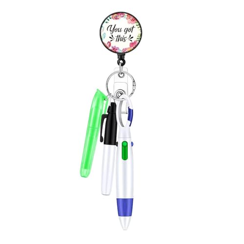 pumpumlia Ausziehbarer Clip Krankenschwester-Stifte, Schlüsselanhänger, praktische Schreibgeräte, Studenten und Büro-Stifte, für Mitarbeiter und Studenten pumpumlia Ausziehbarer Clip Krankenschwester-Stifte, Schlüsselanhänger, praktische Schreibgeräte, Studenten und Büro-Stifte, für Mitarbeiter und Studenten von pumpumlia