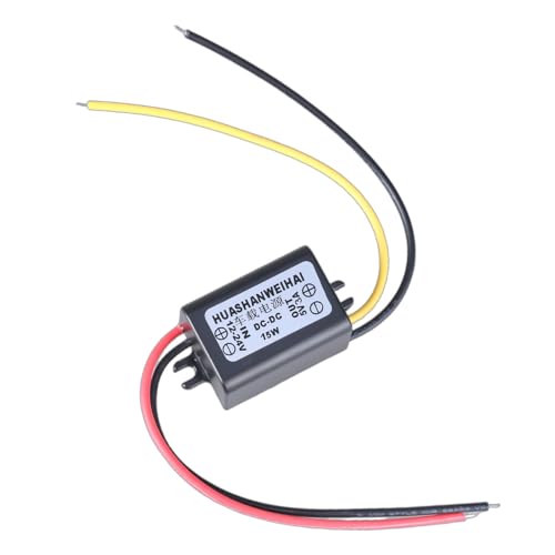 pumpumlia Effizienter Auto-Spannungsregler 12–24 V auf 5 V Wandler, Step-Down-Leistungsmodul für Elektronik, LED-Licht-Player von pumpumlia