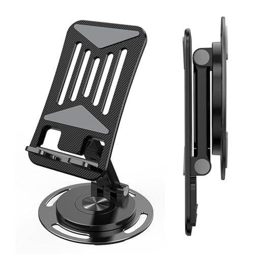 pumpumlia Handy-Dock, faltbar, Tischhalterung, Winkel, höhenverstellbar, drehbarer Ständer für Handy und Tablet pumpumlia Handy-Dock, faltbar, Tischhalterung, Winkel, höhenverstellbar, drehbarer Ständer für Handy und Tablet von pumpumlia