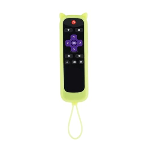 pumpumlia Silikon-Fernbedienungsabdeckungen für Roku2-Fernseher Steaming Sticks Express Universal-Steuerung, leuchtet im Dunkeln pumpumlia Silikon-Fernbedienungsabdeckungen für Roku2-Fernseher Steaming Sticks Express Universal-Steuerung, leuchtet im Dunkeln von pumpumlia