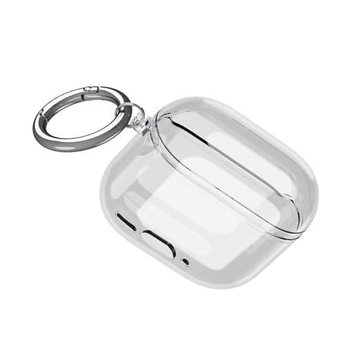 pumpumlia Silikon-Schutzhülle, hohe Transparenz, stoßfeste Abdeckungen für Airpods4-Kopfhörer von pumpumlia