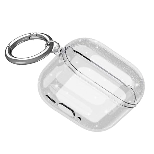 pumpumlia Silikon-Schutzhülle, hohe Transparenz, stoßfeste Abdeckungen für Airpods4-Kopfhörer von pumpumlia