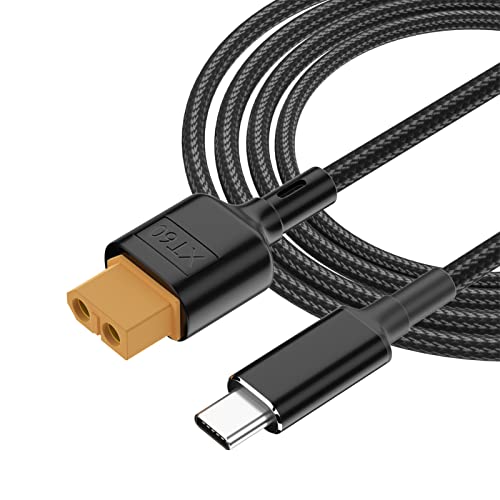 pumpumlia Typ C auf XT60 Ladekabel Xt60 Draht für Pocket / M6 flammhemmendes Kabel Ladeadapterkabel von pumpumlia