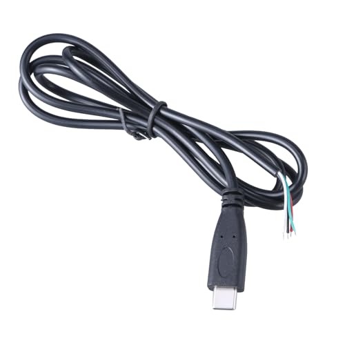pumpumlia USB-Netzkabel, Datenkabel, 4-polig, blanker Draht, offenes Ende, Ladeleitung, 5 V/3 A, für LED-Licht-Lüfter-Router von pumpumlia
