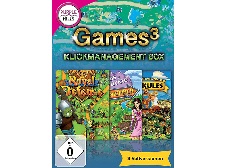 Games3 Klickmanagement Box - [PC] von purple Hills