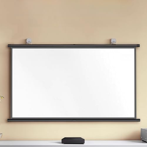 Aufrollbare Manuelle Projektionswand projector screenBeamer 4K HD ProjektionsflächeStanzfreie Installation, einfach zu verstauenFür Wandmontage, Filmnacht,Videoleinwand Für Büro Schulen(Gray fiberglas Aufrollbare Manuelle Projektionswand projector screenBeamer 4K HD ProjektionsflächeStanzfreie Installation, einfach zu verstauenFür Wandmontage, Filmnacht,Videoleinwand Für Büro Schulen(Gray fiberglas von pykaaiiu