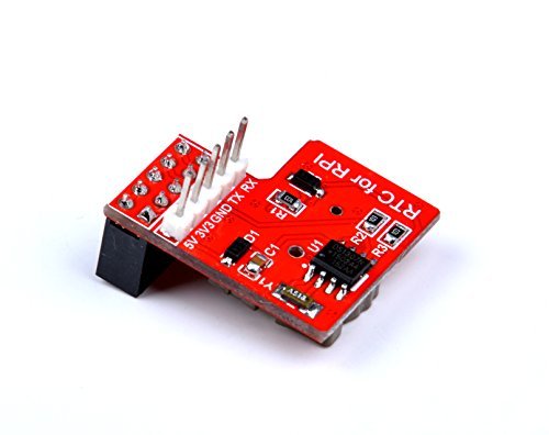 pzsmocn DS1307 RTC Module with Battery for Raspberry Pi B/A+/B+/2 Model B/3 Model B, Keep a Real Time Clock for a Long Time After The Pi Has Powered Down von pzsmocn