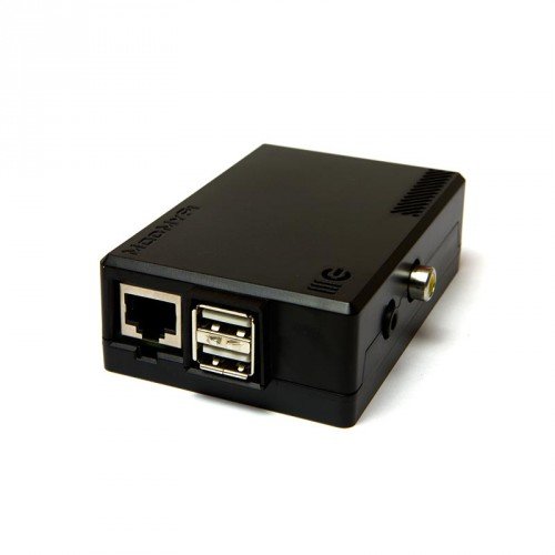 Gehäuse für Raspberry Pi, ModMyPi schwarz von qfix