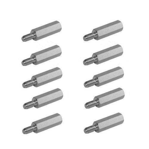 Sechskant-Abstandhalter M2.5x18 I/A, 10 Stk. (ideal z.B. für Raspberry Pi) von qfix