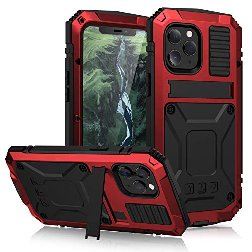 qichenlu 2 Meter Stoßfest Rot Rundumschutz Case kompatibel mit iPhone 12 Pro Max,mit Displayschutz Ständer Metall hybrid Silikon Wasserabweisende Hülle kompatibel mit iPhone 12 Pro Max qichenlu 2 Meter Stoßfest Rot Rundumschutz Case kompatibel mit iPhone 12 Pro Max,mit Displayschutz Ständer Metall hybrid Silikon Wasserabweisende Hülle kompatibel mit iPhone 12 Pro Max von qichenlu