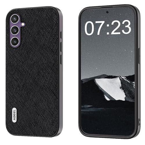 qichenlu Echtleder Back Cover für Samsung Galaxy S24 FE,【Business Serie,Stoßfest TPU Rahmen】 Robustes Rindsleder Handy Schutz Hülle Tasche Ledercase für Samsung Galaxy S24 FE,Schwarz qichenlu Echtleder Back Cover für Samsung Galaxy S24 FE,【Business Serie,Stoßfest TPU Rahmen】 Robustes Rindsleder Handy Schutz Hülle Tasche Ledercase für Samsung Galaxy S24 FE,Schwarz von qichenlu