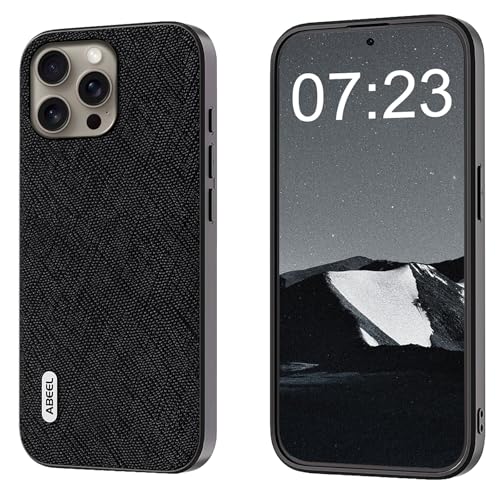 qichenlu Echtleder Back Cover kompatibel mit iPhone 16 Pro Max,【Business Serie,Stoßfest TPU Rahmen】 Robustes Rindsleder Handy Schutz Hülle Tasche Ledercase kompatibel mit iPhone 16 Pro Max,Schwarz qichenlu Echtleder Back Cover kompatibel mit iPhone 16 Pro Max,【Business Serie,Stoßfest TPU Rahmen】 Robustes Rindsleder Handy Schutz Hülle Tasche Ledercase kompatibel mit iPhone 16 Pro Max,Schwarz von qichenlu
