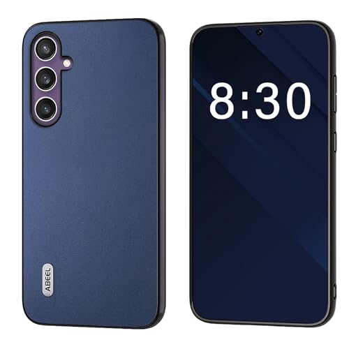 qichenlu Echtleder Hülle für Samsung Galaxy S24 FE,Robustes Rindsleder Handy Tasche Stoßfest Bumper Case Schale Schutzhülle,Blau qichenlu Echtleder Hülle für Samsung Galaxy S24 FE,Robustes Rindsleder Handy Tasche Stoßfest Bumper Case Schale Schutzhülle,Blau von qichenlu