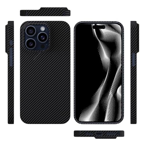 qichenlu Kugelsicher Aramidfaser 600D Schwarz Aramid Hülle kompatibel mit iPhone 15 Pro,Militärstandard Stoßfest Extrem Dünn Cover Case Hartschale kompatibel mit iPhone 15 Pro qichenlu Kugelsicher Aramidfaser 600D Schwarz Aramid Hülle kompatibel mit iPhone 15 Pro,Militärstandard Stoßfest Extrem Dünn Cover Case Hartschale kompatibel mit iPhone 15 Pro von qichenlu