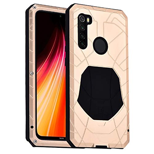 qichenlu Leichtbau Metallcase Gold Eloxierter CNC Aluminium Metall Bumper Hülle für Mi 10 Lite 5G,Zweigeteilt Metall hybrid Silikon Stoßfest Bumper Outdoor Case für Xiaomi Mi 10 Lite 5G, von qichenlu