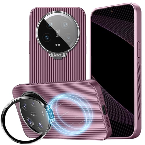 qichenlu Magnetische Handyhülle kompatibel mit MagSafe für VIVO X100 Pro / X100s Pro,Integrierter Kameraschutz Ständer Kratzfest Cover KFZ Handyhalter Case - Blaugrün von qichenlu