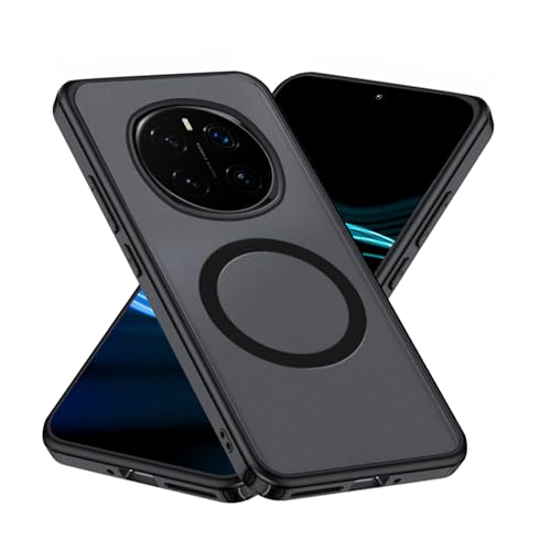 qichenlu Magnetische Hülle für Honor Magic 7 Pro kompatibel mit MagSafe,Stoßfest Airbag Ecken Schutz Kratzfest Durchsichtig Cover KFZ Handyhalter Case - Matt Schwarz qichenlu Magnetische Hülle für Honor Magic 7 Pro kompatibel mit MagSafe,Stoßfest Airbag Ecken Schutz Kratzfest Durchsichtig Cover KFZ Handyhalter Case - Matt Schwarz von qichenlu