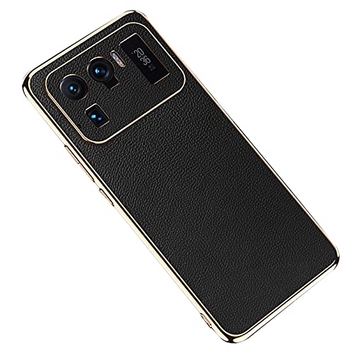 qichenlu Mi 11 Ultra Echtleder Back Cover【Kamera Schutz, Chrom Rand,Robustes Rindsleder】 Business Schwarz TPU Bumper Leder Case Handy Hülle für Xiaomi Mi 11 Ultra 6,8 Zoll qichenlu Mi 11 Ultra Echtleder Back Cover【Kamera Schutz, Chrom Rand,Robustes Rindsleder】 Business Schwarz TPU Bumper Leder Case Handy Hülle für Xiaomi Mi 11 Ultra 6,8 Zoll von qichenlu
