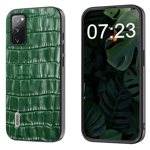 qichenlu Echtleder Backcover,【Geprägtes Krokodil Muster, Robustes Rindsleder】 Stoßfest Rand Ecken Schutz Ledercase Tasche Handy Hülle für Samsung Galaxy S20 FE 5G,Grün qichenlu Echtleder Backcover,【Geprägtes Krokodil Muster, Robustes Rindsleder】 Stoßfest Rand Ecken Schutz Ledercase Tasche Handy Hülle für Samsung Galaxy S20 FE 5G,Grün von qichenlu
