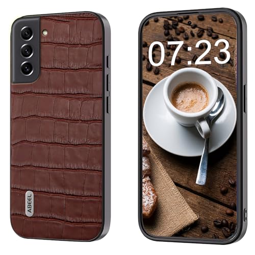 qichenlu Echtleder Backcover,【Geprägtes Krokodil Muster, Robustes Rindsleder】 Stoßfest Rand Ecken Schutz Ledercase Tasche Handy Hülle für Samsung Galaxy S21 FE 5G,Braun qichenlu Echtleder Backcover,【Geprägtes Krokodil Muster, Robustes Rindsleder】 Stoßfest Rand Ecken Schutz Ledercase Tasche Handy Hülle für Samsung Galaxy S21 FE 5G,Braun von qichenlu
