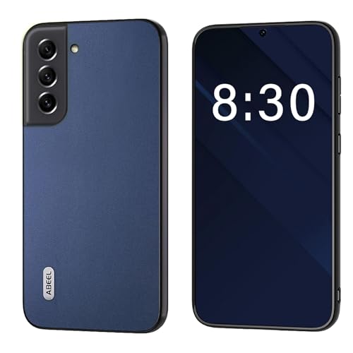 qichenlu Echtleder Cover,Robustes Rindsleder Handy Tasche Stoßfest Bumper Case Schale Schutzhülle für Samsung Galaxy S22,Blau qichenlu Echtleder Cover,Robustes Rindsleder Handy Tasche Stoßfest Bumper Case Schale Schutzhülle für Samsung Galaxy S22,Blau von qichenlu