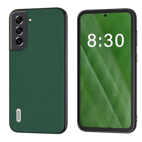 qichenlu Echtleder Cover Case,Robustes Rindsleder Stoßfest Weicher Rahmen Handy Ecken Schutz Lederhülle für Samsung Galaxy S22,Grün qichenlu Echtleder Cover Case,Robustes Rindsleder Stoßfest Weicher Rahmen Handy Ecken Schutz Lederhülle für Samsung Galaxy S22,Grün von qichenlu