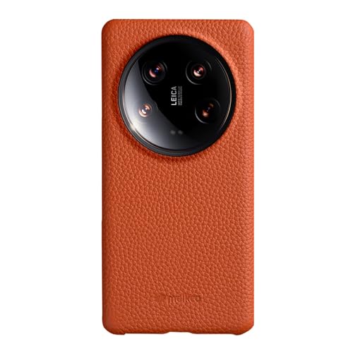 qichenlu Ultra Weich Echt Leder Case für Xiaomi 14 Ultra,Morandi Farbe Orange Echtes Rindsleder Backcover Innenfutter Handy Schutz Hülle qichenlu Ultra Weich Echt Leder Case für Xiaomi 14 Ultra,Morandi Farbe Orange Echtes Rindsleder Backcover Innenfutter Handy Schutz Hülle von qichenlu