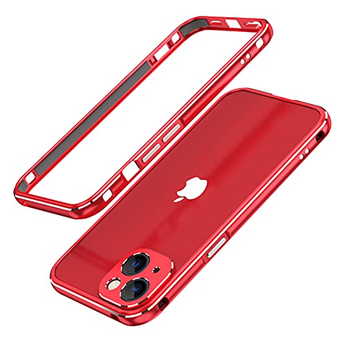 qichenlu Ultraslim Gaming Case Rot Aluminium Rahmen kompatibel mit iPhone 14,Leicht Luftfahrt Alulegierung Metall Bumper Innen Schwamm,mit Kamera Schutz Abdeckung Rückseite Folie qichenlu Ultraslim Gaming Case Rot Aluminium Rahmen kompatibel mit iPhone 14,Leicht Luftfahrt Alulegierung Metall Bumper Innen Schwamm,mit Kamera Schutz Abdeckung Rückseite Folie von qichenlu