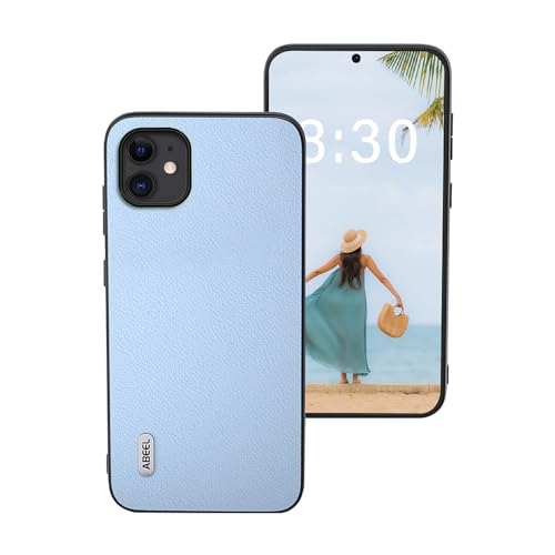 qichenlu Echt Leder Handyhülle,【Sommer Serie,Stoßfest Bumper Rahmen】 Robustes Rindsleder Backcover Case Echte Ledertasche kompatibel mit iPhone 11,Blau qichenlu Echt Leder Handyhülle,【Sommer Serie,Stoßfest Bumper Rahmen】 Robustes Rindsleder Backcover Case Echte Ledertasche kompatibel mit iPhone 11,Blau von qichenlu