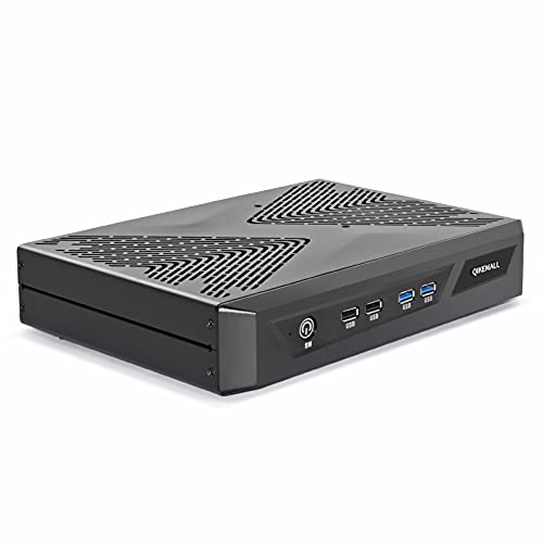 qikemall Mini Computer Gaming PC Core i5-9400F,Mini PC Windows 11,GeForce GTX 1650 4GB GDDR6,8GB DDR4 RAM 512G SSD,Mini Desktop PC 2xHDMI,DP,DVI,WiFi BT4.2,LAN,8K UHD von qikemall