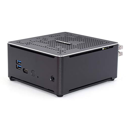 qikemall Mini PC Gaming Core i7 9850H,Mini Computer 32GB DDR4 RAM 512GB M.2 NVME SSD 2TB HDD,Mini Desktop PC 2 LAN,HDMI 2.0 DP 4K Business PC Type-C WiFi 6 BT 5.0 von qikemall