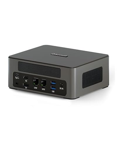 qikemall Mini PC Windows 11 Core I5-1340P,Mini Computer 32GB DDR5 RAM 512G SSD 1TB HDD,Micro PC DP Type-C WI-FI 6 USB3.2 Dual NIC 2.5Gbe Mini Desktop PC von qikemall