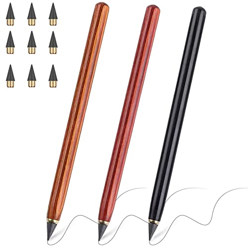 qingmeng Ewiger Bleistift, Bleistifte 3 Eternal Unendlicher Inkless Bleistift Infinity Pencil mit 9 Ersatzspitzen Forever Pen Druckbleistift Kinder Endloser Bleistift qingmeng Ewiger Bleistift, Bleistifte 3 Eternal Unendlicher Inkless Bleistift Infinity Pencil mit 9 Ersatzspitzen Forever Pen Druckbleistift Kinder Endloser Bleistift von qingmeng