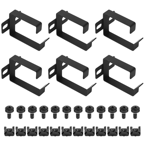 6 STK Vertikale Kabelführungsbügel Serverschrank Netzwerkschrank Kabelmanagement, 19 Zoll Rack Kabelführungen Set, Server-Rack-Zubehör - 4,4 x 6 x 5 cm, mit Schrauben Muttern (4,4 x 6 x 5 cm) 6 STK Vertikale Kabelführungsbügel Serverschrank Netzwerkschrank Kabelmanagement, 19 Zoll Rack Kabelführungen Set, Server-Rack-Zubehör - 4,4 x 6 x 5 cm, mit Schrauben Muttern (4,4 x 6 x 5 cm) von qiwuhai