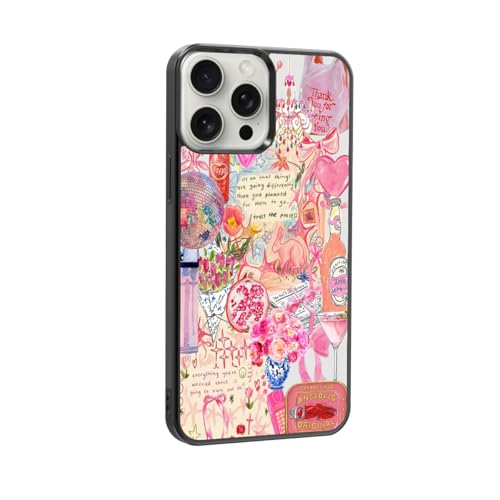 qizjio Coquette Handyhülle für iPhone 15 Pro Max, stoßfest, Rosa von qizjio