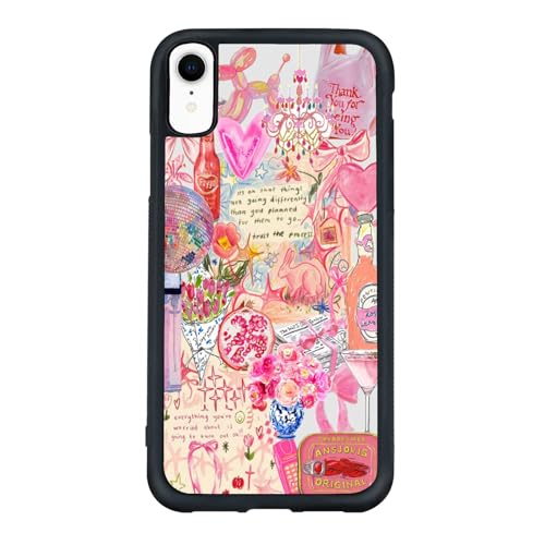 qizjio Coquette Handyhülle für iPhone XR, stoßfest, Rosa qizjio Coquette Handyhülle für iPhone XR, stoßfest, Rosa von qizjio