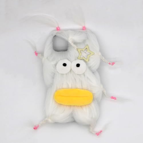 qizjio Hässliche lustige Handyhülle für iPhone X/XS Weird Peinlich Haarige Puppe Hülle Haarig Weiß qizjio Hässliche lustige Handyhülle für iPhone X/XS Weird Peinlich Haarige Puppe Hülle Haarig Weiß von qizjio