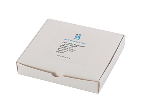 qpore 6-0026 Membranfilter, Cellulosemischester, 0.22 µm, Durchmesser 25 mm, Steril (200-er Pack) von qpore