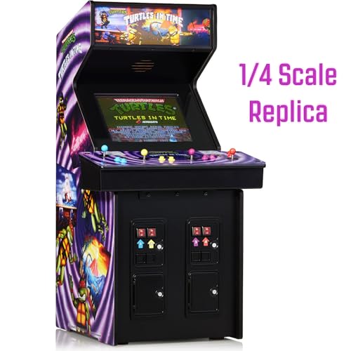 Quarter Arcades Offizieller TMNT Turtles In Time 1/4 Mini-Arcadeschrank von Numskull - Spielbare Replik Retro-Arcade-Spielmaschine - Micro Retro Konsole Quarter Arcades Offizieller TMNT Turtles In Time 1/4 Mini-Arcadeschrank von Numskull - Spielbare Replik Retro-Arcade-Spielmaschine - Micro Retro Konsole von quarter arcades