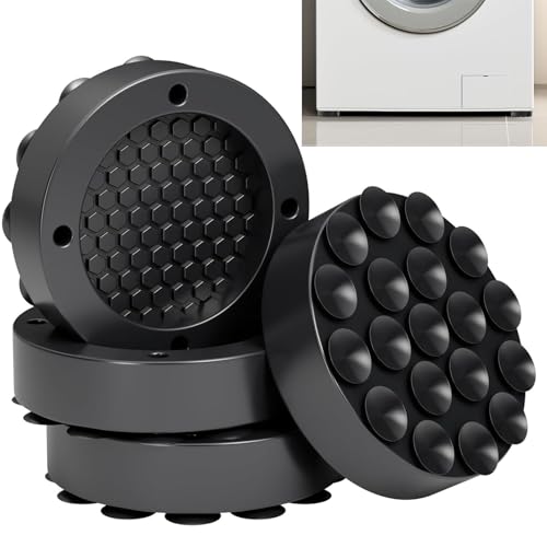 4 Stück Waschmaschinenmatten,SchwingungsdäMpfer,Universal Anti Vibrationsdämpfer Gummi Antivibrationsmatte Waschmaschinen Dämpfer Antirutschmatte Füße für Kühlschrank Trockner 4 Stück Waschmaschinenmatten,SchwingungsdäMpfer,Universal Anti Vibrationsdämpfer Gummi Antivibrationsmatte Waschmaschinen Dämpfer Antirutschmatte Füße für Kühlschrank Trockner von qufzdopv