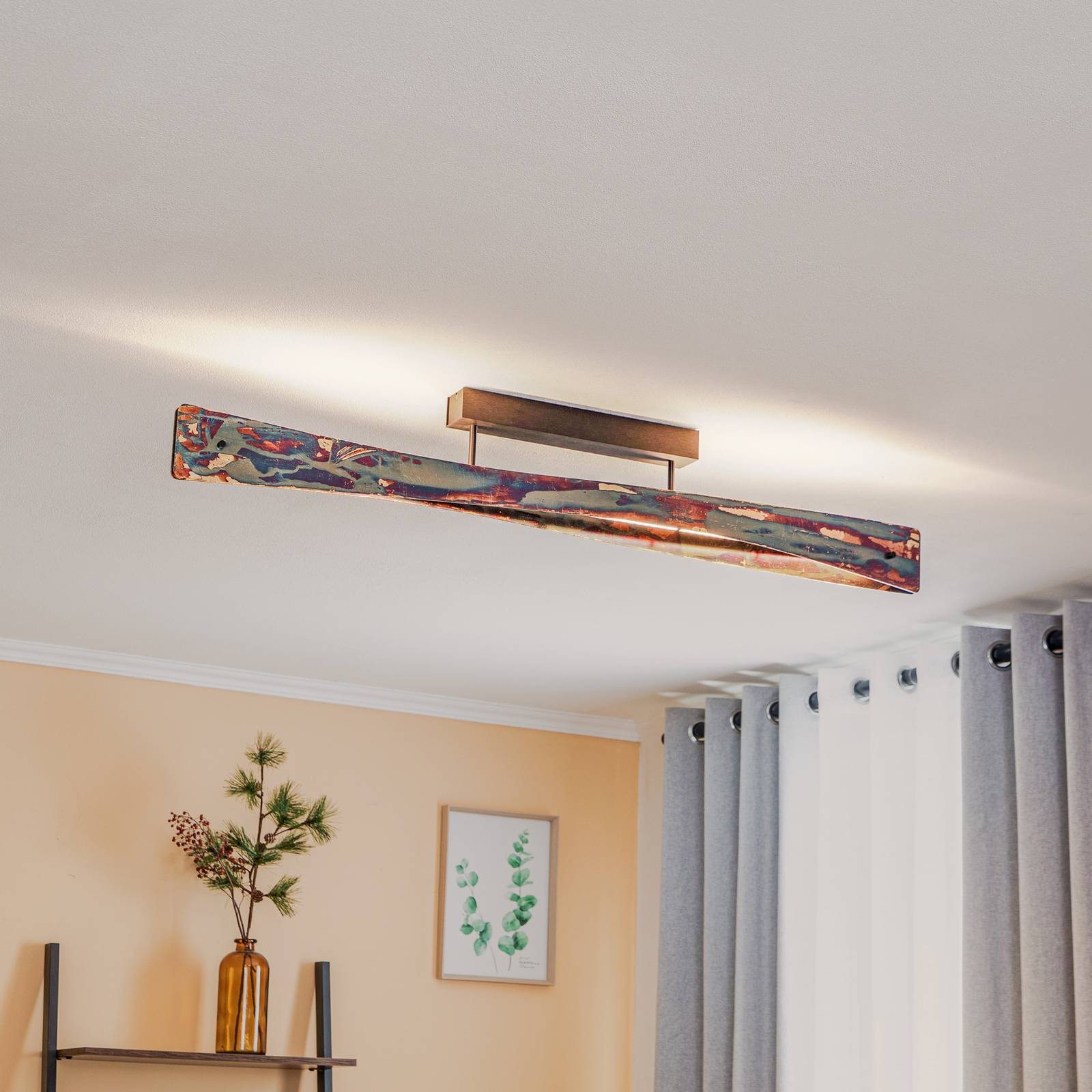 Quitani Baloria LED-Deckenleuchte bunt/oxidiert Quitani Baloria LED-Deckenleuchte bunt/oxidiert von Quitani